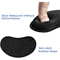 Miniatyrbild 2 av 5: 2-pack Mus handledsstöd, Memory Foam Mus Handledsstöd Pad Stödkudde med Halkfri Gummibas, Ergonomisk Smärtlindring Mus Handstöd för Gaming