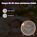 Miniatyrbild 3 av 5: Barn Väckarklocka Pojke Flicka, Analog Barn Väckarklocka, Tyst Icke Tickande Väckarklocka, Liten Lätt Rese Quartz Väckarklocka, med Snooze A