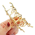 Miniatyrbild 3 av 8: Metalllegering Hårklämmor för kvinnor Klämmor Hårspännen Käkklämma lockigt hår Söta hårtillbehör för tjockt hår