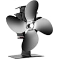Miniatyrbillede 1 af 4: Brændeovnsventilator 40 C Start Lydløs Drift, 4 Blade Brændeovnsventilator er Drevet af Varme, Ecofan til Brændeovn, Pejs