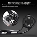 Miniatyrbild 3 av 8: 1Pc Plast Cykeldator Förlängningsfäste Adapter Base för Bryton