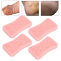 Miniatyrbillede 6 af 8: 4 stk Callus Exfoliate Stone Fødpleje Pimpsten Fødder Hård Hud Fjern Pedicure ScrubberPink