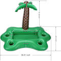 Miniatyrbilde 2 av 5: Poolbøye, flytende bar til basseng, koppholder, oppblåsbar palmetre, oppblåsbar flytende brett til basseng, egnet for svømmebasseng, sjø, ferie, svømming 95 x 55 x 5