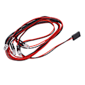 Pikkukuva 8 / 8: RC-auton LED-valot Valonheitin Sarja Simulaatio 1/10 RC-autolle Crawler Kuorma-auto Tankki Malli A