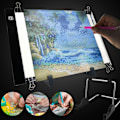 Pikkukuva 7 / 8: 6 kpl:n set diamond painting LED-valot taidetarvikkeet valopaneelin läppäkirjasarja A4