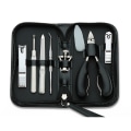 Miniatyrbillede 4 af 8: 7 stk Manicure Sæt Rustfrit Stål Manicure Pedicure Kit Grooming Kit Negleklippere