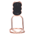Miniatyrbild 3 av 8: Telefonringhållare Finger Stand 360° Rotation Metall Telefon Grepp Fällbart Stativ för Magnetisk BilfästeRose Guld