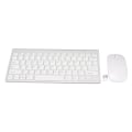 Miniatyrbillede 1 af 8: Tastatur musesæt 2.4G trådløs 78 taster USB tynde ætsede tastaturer Ergonomi Mute-knap Computertastaturer Mus Sølv