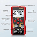 Miniatyrbilde 2 av 5: Smart Tester Mini M118A 6000 Teller Digitalt Multimeter med Lys Håndholdt Data Hold Auto Rms Transistor Meter