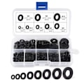 Miniatyrbilde 1 av 4: Svarte Plastskiver, Mekanisk Skive, Skivesortiment M2 M2.5 M3 M4 M5 M6