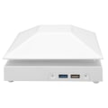 Miniatyrbillede 3 af 8: Konsol køleventilator 12W 3 vindhastigheder Touch Switch Justerbar konsol Støvtæt køleventilator med LED-lys USB-porte Hvid
