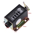 Miniatyrbilde 4 av 4: D67-F 5-sifret mekanisk speedometer, 5-sifret håndtrukket turteller