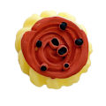Miniatyrbillede 6 af 8: Cookies Brosche Pin Dekoration Fashionable Sød Harpiks Cookies Brosche Pin til Studerendes Taske