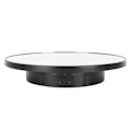 Miniatyrbilde 3 av 8: Roterende displaystativ 2 i 1 Automatisk 360 graders elektrisk dreieskive med fjernkontroll for fotografering Produkt Smykker Svart