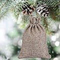 Miniatyrbillede 3 af 5: 24 stk. Gavepose Smykker Perler Juteposer Linnedposer Adventskalender Bryllupsdekoration Naturlig Jul
