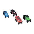Pikkukuva 7 / 8: 1:50 Metallivalu Pull Back 6 Pyörän Maastoautot Metalli Kitkavoimalla Toimivat Die Cast Autot Ajoneuvot Taaperoille C-Tyyppi Maalattu