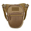 Miniatyrbilde 1 av 5: Ensfarget/Kamuflasje Magetaske med Nettinglomme, Multifunksjonell Vanntett Sling Bag for Løping og Trening