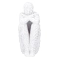 Miniatyrbillede 2 af 8: Resin Abstrakt Tænker Figuriner Statue Kontor Hjem Dekoration Tilbehør Håndværk Hvid