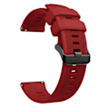 Miniatyrbillede 1 af 5: 22mm silikone erstatningsrem til Garmin Venu 2/Vivoactive 4/Forerunner 745 band Forerunner 745 rød
