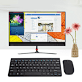 Miniatyrbild 7 av 8: Trådlöst tangentbord Mus Set Ultra Thin Mute Mini Hemmakontor Datortillbehör 2.4G (svart)