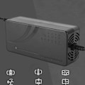 Miniatyrbillede 3 af 8: CN-stik 100V-240V lithiumbatterioplader DC-hoved til elcykelcykel (48V/2A)