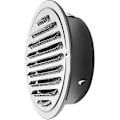 Miniatyrbillede 1 af 5: Ventilationsrist 120mm Cirkulær Rustfri Stål Ventilationsrist Ventildæksel med Netlåg til Emhætte - MODOU