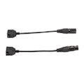 Pikkukuva 3 / 8: 2 kpl XLR3–RJ45-kaapeli 3-pin Plug and Play -naaras XLR-verkkojohto LED-nauhatallennusstudioon