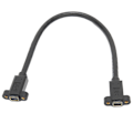 Pikkukuva 1 / 8: Mini DP-kaapeli 8K 60HZ 4K 144HZ kiinnityspaneeli Mini Displayport naaras - Mini Displayport naarassovitin 30 cm