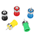 Miniatyrbilde 3 av 8: P3007 10 stk blandede farger banansokkel 4,0 mm jack for panelmontering testprober