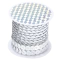 Miniatyrbild 3 av 8: 9 rullar paljettsnöre 6 mm konst hantverk PVC tyg extra dekorativt tillbehör 5 meter (silver)