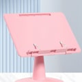 Miniatyrbillede 2 af 5: Boglæsestativ Justerbar Foldbar Multifunktionelt Skrivebordsbogstativ Bogstativ til Børn Sakura Pink