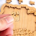 Miniatyrbillede 4 af 5: Tegneserie Træpuslespil Sjovt Dyr Puslespil Børn