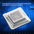 Miniatyrbillede 5 af 7: BGA Universal Reballing Rework Kit - 33 stk. Steel Template Mesh Heat Set
