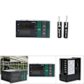 Miniatyrbild 2 av 7: CHB901 Termostat Intelligent Digital Display Temperaturregulator Relä/SSR-utgång AC180-240V 0-400℃-Svart-1 stycke