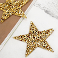Miniatyrbillede 6 af 8: 10 stk. Stjerne Hot Rhinestones Sticker Hot Melt Lim DIY Tøj Telefon Dekoration Tilbehør Guld