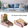 Miniatyrbillede 6 af 8: 4 STK Varmvalset Stål Multifunktion Sovesofa Foldefod 2,3 mm Tykkelse Møbeltilbehør