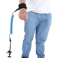 Miniatyrbillede 2 af 8: Bodyboard Coiled Wrist Leash Board Surfing Accessories 5,5MM/5ft Blå