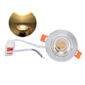 Miniatyrbillede 1 af 8: Downlight retningsbestemt vinkelmodulation Flushbonading varmt lys 3000K LED Downlight 100‑264V