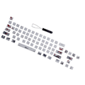 Miniatyrbillede 3 af 8: Keycaps PBT 5-sidet sublimering 71 taster tastaturhætter til mekaniske optiske tastaturer (engelsk russisk)