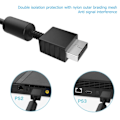 Miniatyrbilde 5 av 8: Universell AV-komponentkabel med signalinterferensbestandig AV-kabel for PS2 for PS3-tilbehør
