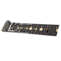 Miniatyrbild 4 av 8: M.2 SATA NGFF expansionskort SATA3.0 6Gbps Plug and Play KEY M NVME expansionskort för moderkort
