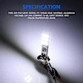 Pikkukuva 4 / 5: 4 KPL H1 6000K Super White 80W LED Ajovalopolttimosarja Sumuajovalo - ya