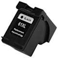 Miniatyrbilde 3 av 8: Blekkpatroner skrivertilbehør med dysebeskyttelsesklips for HP61xl 1000 1050 2000 svart