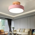 Miniatyrbilde 3 av 3: Moderne Rosa Taklampe Flush Mount Lysarmatur for Barnerom
