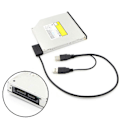 Miniatyrbillede 2 af 5: Usb 2.0 Til 7 6 13pin Sata Adapterkabel Ekstern Strøm Usb Sata Konverteringsledning