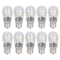 Miniatyrbillede 2 af 8: 10 stk LED E12 Pære Glas Lille Loftlampe Pære 500LM Vægpære til Soveværelse Kontor 220V