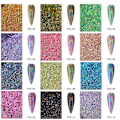 Miniatyrbild 5 av 5: Super Sparkling Mirror Chrome Effect Nagelpigmentpulver - 12 färger Glitterpigment för semestermakeupdekoration