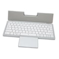 Miniatyrbilde 5 av 8: Tablet-tastaturvesker med styreflate, avtakbar samtidig driftsmodus, multifunksjonell nettbrettveske for Win XP for Win 7 10 11 Sølv