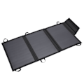 Miniatyrbillede 3 af 8: 15W Solcellelader Foldbar Solenergi Panel Oplader med Dobbelt USB-porte til Telefoner Tablets Højttalere og Andre Enheder