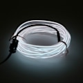 Miniatyrbillede 2 af 3: Bil LED-stribelys Luminous 9,8ft Fleksibel Ambient Strip Lampe til Bilindretning Hvid